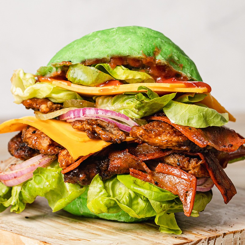 Spicy Bean And Bacon Burgers 800x1200
